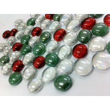 flat glass marble, Christmas table decoration